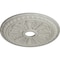 Ekena Millwork Bristol Ceiling Medallion (Fits Canopies up to 3 7/8"), 23 1/2"OD x 3 7/8"ID x 1"P, Pot of Cream CM23BIPCF - alternate 3
